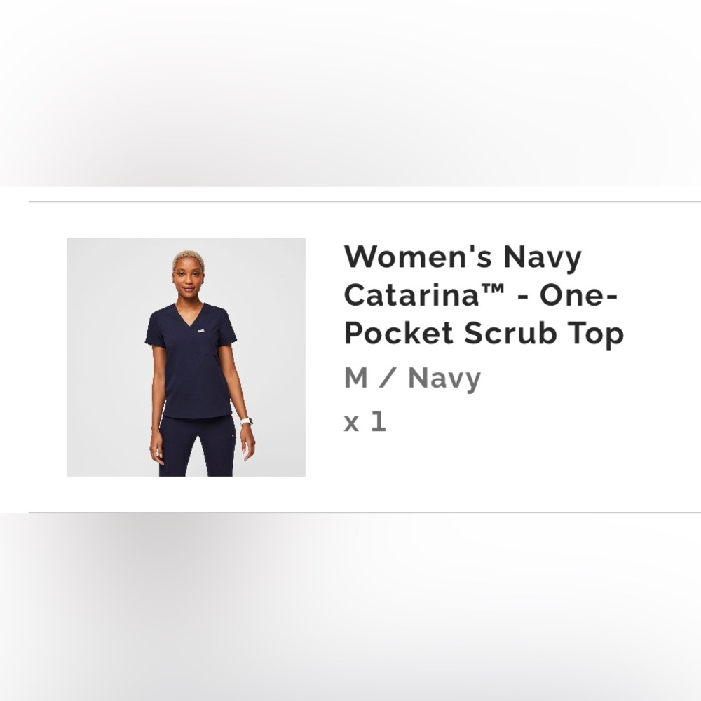 Figs scrub top